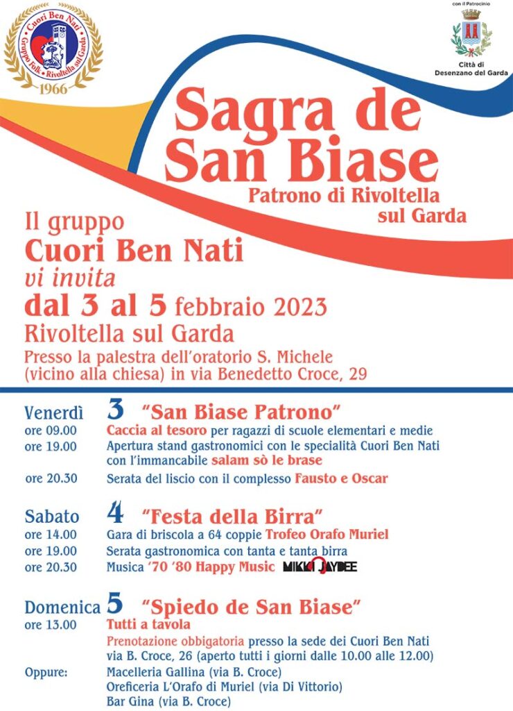 Sagra de San BIase Gruppo Folcloristico Cuori Ben Nati